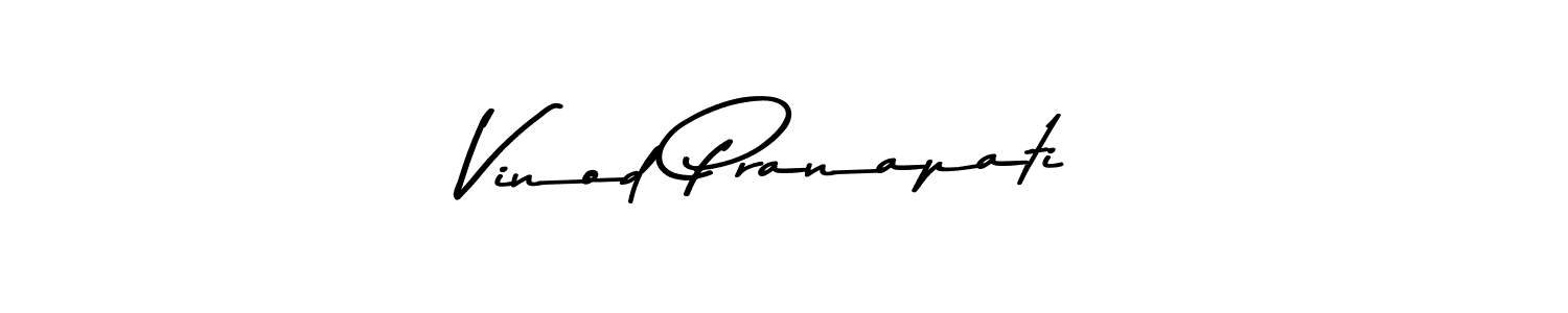 Use a signature maker to create a handwritten signature online. With this signature software, you can design (Asem Kandis PERSONAL USE) your own signature for name Vinod Pranapati. Vinod Pranapati signature style 9 images and pictures png