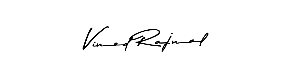 Make a beautiful signature design for name Vinod Rajnal. With this signature (Asem Kandis PERSONAL USE) style, you can create a handwritten signature for free. Vinod Rajnal signature style 9 images and pictures png