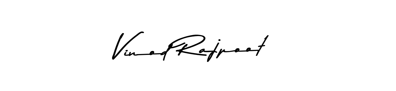 Use a signature maker to create a handwritten signature online. With this signature software, you can design (Asem Kandis PERSONAL USE) your own signature for name Vinod Rajpoot. Vinod Rajpoot signature style 9 images and pictures png