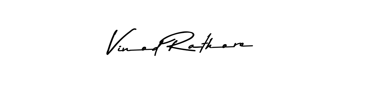 Vinod Rathore stylish signature style. Best Handwritten Sign (Asem Kandis PERSONAL USE) for my name. Handwritten Signature Collection Ideas for my name Vinod Rathore. Vinod Rathore signature style 9 images and pictures png