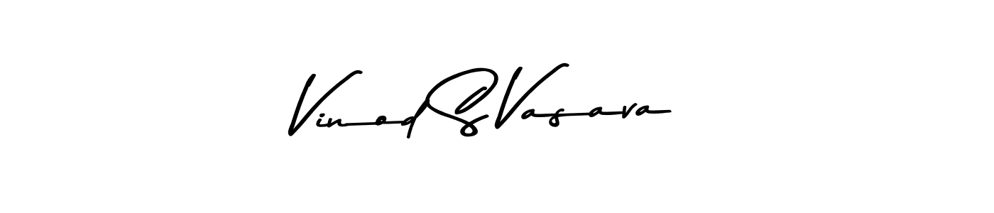 How to make Vinod S Vasava signature? Asem Kandis PERSONAL USE is a professional autograph style. Create handwritten signature for Vinod S Vasava name. Vinod S Vasava signature style 9 images and pictures png