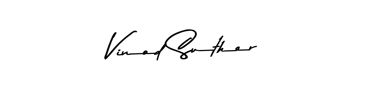 Check out images of Autograph of Vinod Suther name. Actor Vinod Suther Signature Style. Asem Kandis PERSONAL USE is a professional sign style online. Vinod Suther signature style 9 images and pictures png