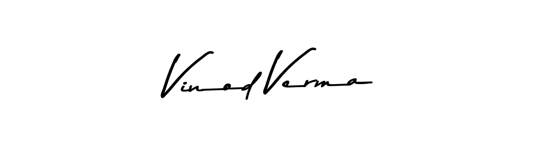 You should practise on your own different ways (Asem Kandis PERSONAL USE) to write your name (Vinod Verma) in signature. don't let someone else do it for you. Vinod Verma signature style 9 images and pictures png