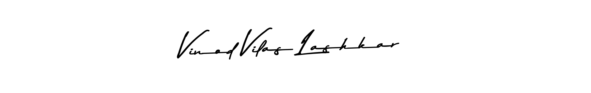 Make a beautiful signature design for name Vinod Vilas Lashkar. With this signature (Asem Kandis PERSONAL USE) style, you can create a handwritten signature for free. Vinod Vilas Lashkar signature style 9 images and pictures png