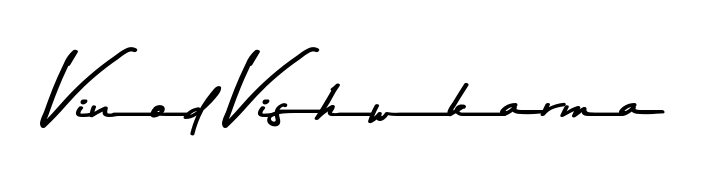 See photos of Vinod Vishwkarma official signature. Check more albums & portfolios. Read reviews & check more about Asem Kandis PERSONAL USE font. Vinod Vishwkarma signature style 9 images and pictures png