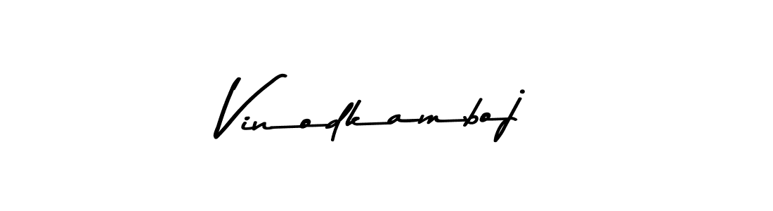 Use a signature maker to create a handwritten signature online. With this signature software, you can design (Asem Kandis PERSONAL USE) your own signature for name Vinodkamboj. Vinodkamboj signature style 9 images and pictures png