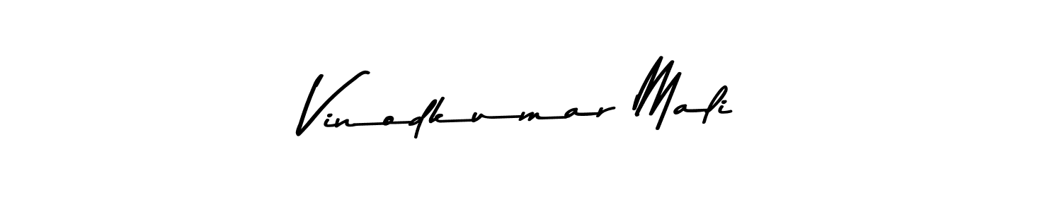 Vinodkumar Mali stylish signature style. Best Handwritten Sign (Asem Kandis PERSONAL USE) for my name. Handwritten Signature Collection Ideas for my name Vinodkumar Mali. Vinodkumar Mali signature style 9 images and pictures png