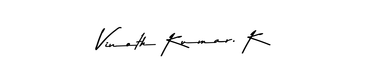 Similarly Asem Kandis PERSONAL USE is the best handwritten signature design. Signature creator online .You can use it as an online autograph creator for name Vinoth Kumar. K. Vinoth Kumar. K signature style 9 images and pictures png