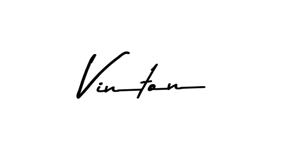 Asem Kandis PERSONAL USE is a professional signature style that is perfect for those who want to add a touch of class to their signature. It is also a great choice for those who want to make their signature more unique. Get Vinton name to fancy signature for free. Vinton signature style 9 images and pictures png