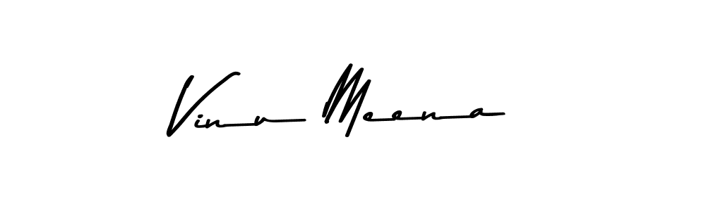 The best way (Asem Kandis PERSONAL USE) to make a short signature is to pick only two or three words in your name. The name Vinu Meena include a total of six letters. For converting this name. Vinu Meena signature style 9 images and pictures png