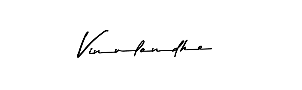 How to Draw Vinulondhe signature style? Asem Kandis PERSONAL USE is a latest design signature styles for name Vinulondhe. Vinulondhe signature style 9 images and pictures png