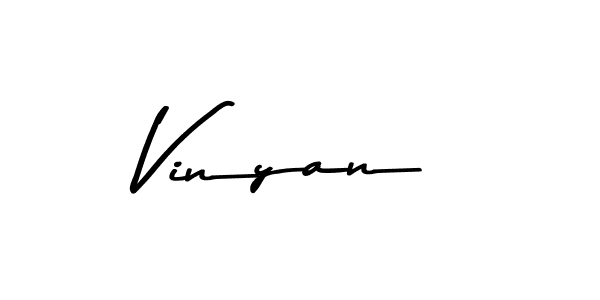 Design your own signature with our free online signature maker. With this signature software, you can create a handwritten (Asem Kandis PERSONAL USE) signature for name Vinyan. Vinyan signature style 9 images and pictures png