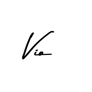 How to make Vio signature? Asem Kandis PERSONAL USE is a professional autograph style. Create handwritten signature for Vio name. Vio signature style 9 images and pictures png