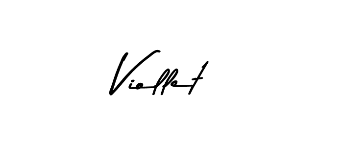 Create a beautiful signature design for name Viollet. With this signature (Asem Kandis PERSONAL USE) fonts, you can make a handwritten signature for free. Viollet signature style 9 images and pictures png