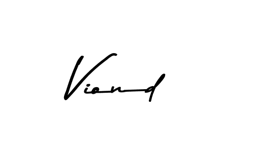 Also we have Viond name is the best signature style. Create professional handwritten signature collection using Asem Kandis PERSONAL USE autograph style. Viond signature style 9 images and pictures png