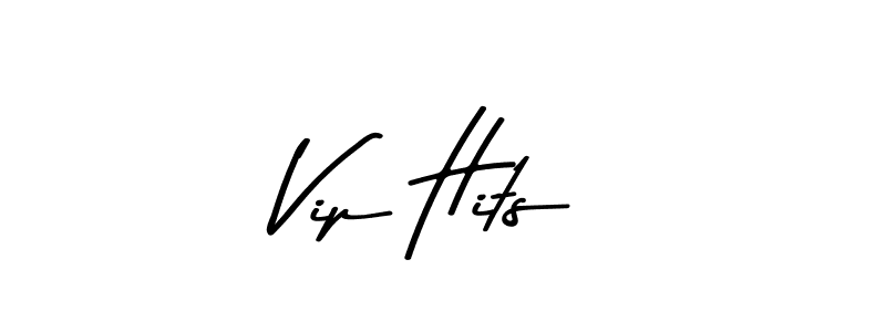 Use a signature maker to create a handwritten signature online. With this signature software, you can design (Asem Kandis PERSONAL USE) your own signature for name Vip Hits. Vip Hits signature style 9 images and pictures png