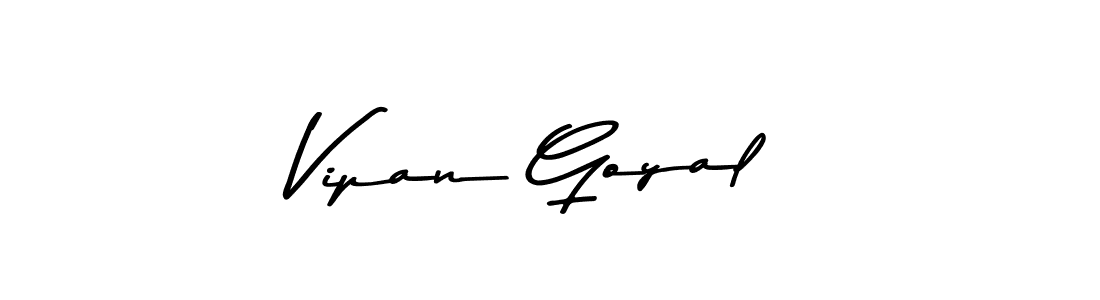 Vipan Goyal stylish signature style. Best Handwritten Sign (Asem Kandis PERSONAL USE) for my name. Handwritten Signature Collection Ideas for my name Vipan Goyal. Vipan Goyal signature style 9 images and pictures png
