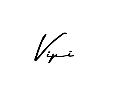 How to make Vipi name signature. Use Asem Kandis PERSONAL USE style for creating short signs online. This is the latest handwritten sign. Vipi signature style 9 images and pictures png
