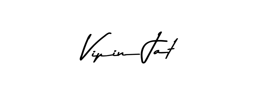 How to make Vipin Jat signature? Asem Kandis PERSONAL USE is a professional autograph style. Create handwritten signature for Vipin Jat name. Vipin Jat signature style 9 images and pictures png
