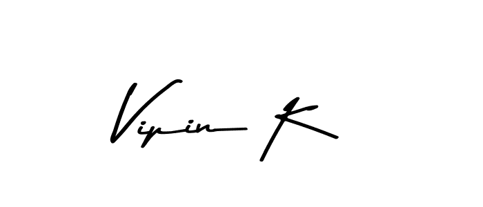 Make a beautiful signature design for name Vipin K. Use this online signature maker to create a handwritten signature for free. Vipin K signature style 9 images and pictures png