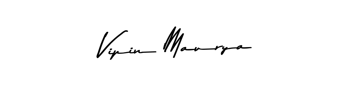 How to make Vipin Maurya signature? Asem Kandis PERSONAL USE is a professional autograph style. Create handwritten signature for Vipin Maurya name. Vipin Maurya signature style 9 images and pictures png