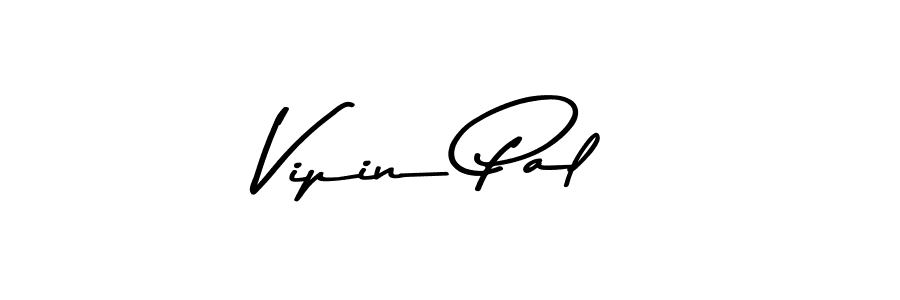 Create a beautiful signature design for name Vipin Pal. With this signature (Asem Kandis PERSONAL USE) fonts, you can make a handwritten signature for free. Vipin Pal signature style 9 images and pictures png