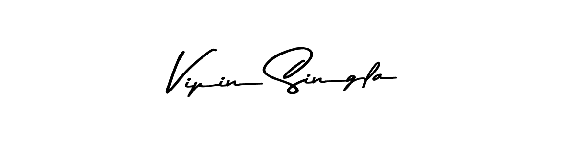 How to make Vipin Singla signature? Asem Kandis PERSONAL USE is a professional autograph style. Create handwritten signature for Vipin Singla name. Vipin Singla signature style 9 images and pictures png