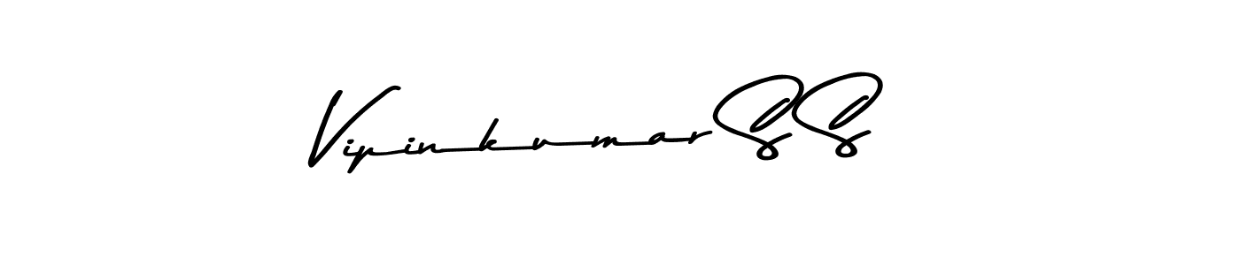 if you are searching for the best signature style for your name Vipinkumar S S. so please give up your signature search. here we have designed multiple signature styles  using Asem Kandis PERSONAL USE. Vipinkumar S S signature style 9 images and pictures png