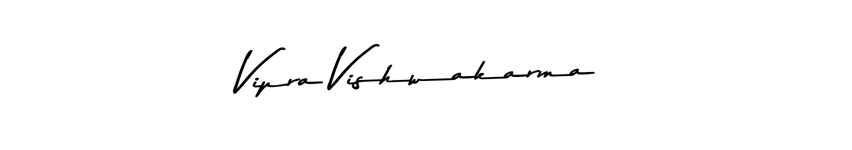 The best way (Asem Kandis PERSONAL USE) to make a short signature is to pick only two or three words in your name. The name Vipra Vishwakarma include a total of six letters. For converting this name. Vipra Vishwakarma signature style 9 images and pictures png