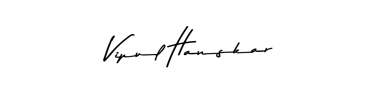 Here are the top 10 professional signature styles for the name Vipul Hanskar. These are the best autograph styles you can use for your name. Vipul Hanskar signature style 9 images and pictures png