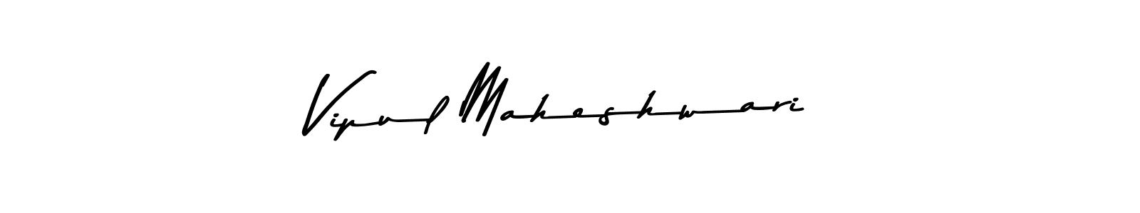 Design your own signature with our free online signature maker. With this signature software, you can create a handwritten (Asem Kandis PERSONAL USE) signature for name Vipul Maheshwari. Vipul Maheshwari signature style 9 images and pictures png