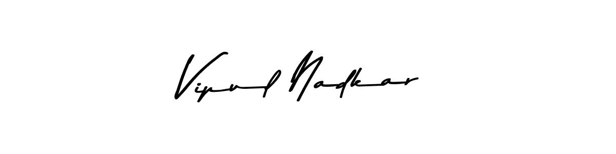 Once you've used our free online signature maker to create your best signature Asem Kandis PERSONAL USE style, it's time to enjoy all of the benefits that Vipul Nadkar name signing documents. Vipul Nadkar signature style 9 images and pictures png