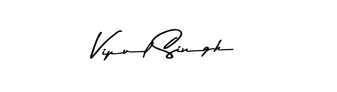 Make a beautiful signature design for name Vipul Singh. With this signature (Asem Kandis PERSONAL USE) style, you can create a handwritten signature for free. Vipul Singh signature style 9 images and pictures png