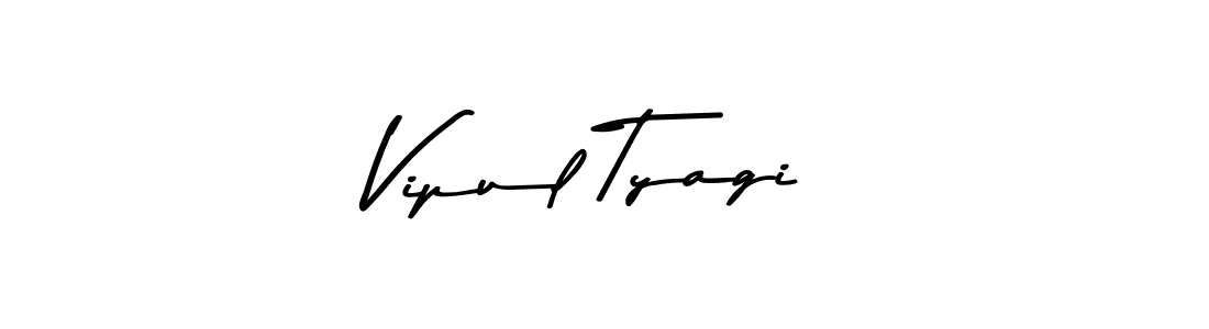 Design your own signature with our free online signature maker. With this signature software, you can create a handwritten (Asem Kandis PERSONAL USE) signature for name Vipul Tyagi. Vipul Tyagi signature style 9 images and pictures png