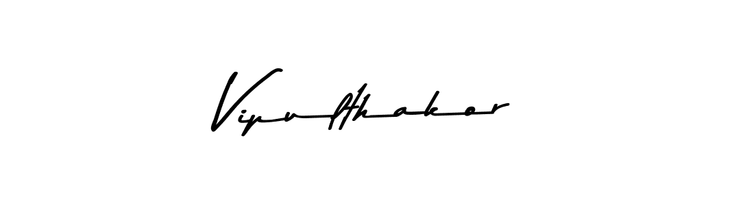 Design your own signature with our free online signature maker. With this signature software, you can create a handwritten (Asem Kandis PERSONAL USE) signature for name Vipulthakor. Vipulthakor signature style 9 images and pictures png