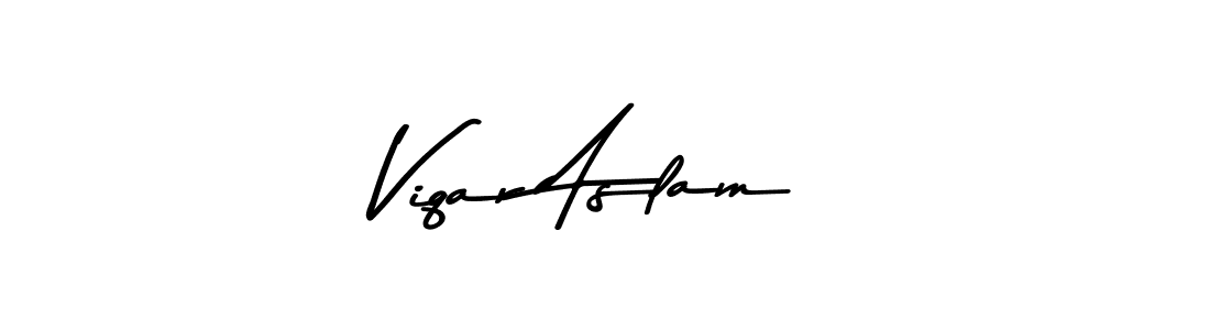 Asem Kandis PERSONAL USE is a professional signature style that is perfect for those who want to add a touch of class to their signature. It is also a great choice for those who want to make their signature more unique. Get Viqar Aslam name to fancy signature for free. Viqar Aslam signature style 9 images and pictures png
