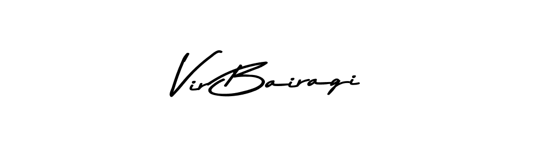 Design your own signature with our free online signature maker. With this signature software, you can create a handwritten (Asem Kandis PERSONAL USE) signature for name Vir Bairagi. Vir Bairagi signature style 9 images and pictures png