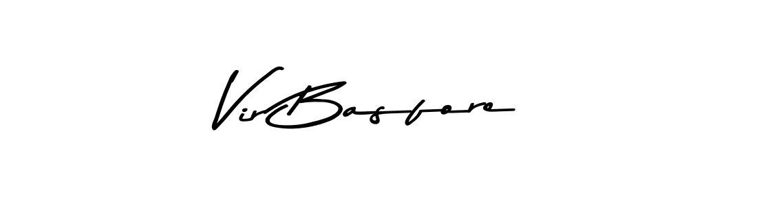 Check out images of Autograph of Vir Basfore name. Actor Vir Basfore Signature Style. Asem Kandis PERSONAL USE is a professional sign style online. Vir Basfore signature style 9 images and pictures png