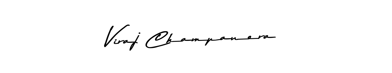 Design your own signature with our free online signature maker. With this signature software, you can create a handwritten (Asem Kandis PERSONAL USE) signature for name Viraj Champanera. Viraj Champanera signature style 9 images and pictures png