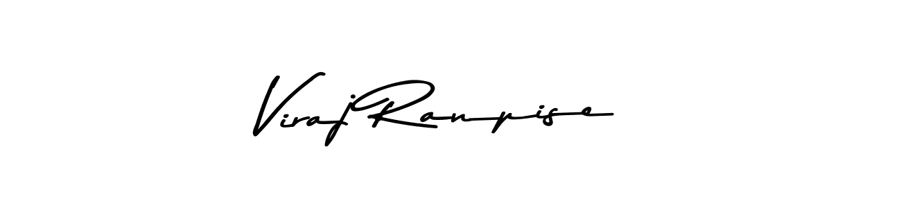Also You can easily find your signature by using the search form. We will create Viraj Ranpise name handwritten signature images for you free of cost using Asem Kandis PERSONAL USE sign style. Viraj Ranpise signature style 9 images and pictures png