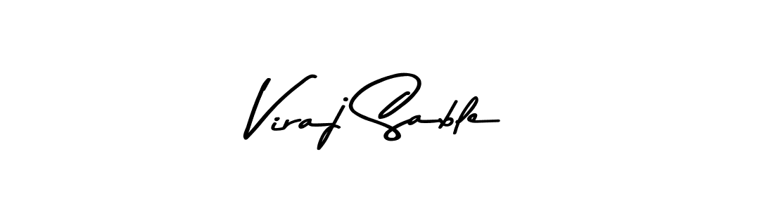 Design your own signature with our free online signature maker. With this signature software, you can create a handwritten (Asem Kandis PERSONAL USE) signature for name Viraj Sable. Viraj Sable signature style 9 images and pictures png