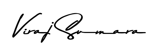 Enhance your business communications with Viraj Sumara signature in Asem Kandis PERSONAL USE lettering. Clean, modern, and universally compatible. Viraj Sumara signature style 9 images and pictures png