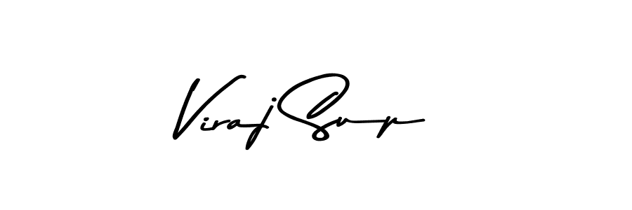 Create a beautiful signature design for name Viraj Sup. With this signature (Asem Kandis PERSONAL USE) fonts, you can make a handwritten signature for free. Viraj Sup signature style 9 images and pictures png