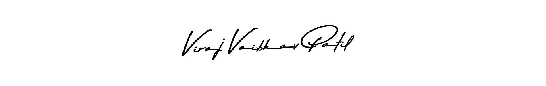Make a beautiful signature design for name Viraj Vaibhav Patil. With this signature (Asem Kandis PERSONAL USE) style, you can create a handwritten signature for free. Viraj Vaibhav Patil signature style 9 images and pictures png