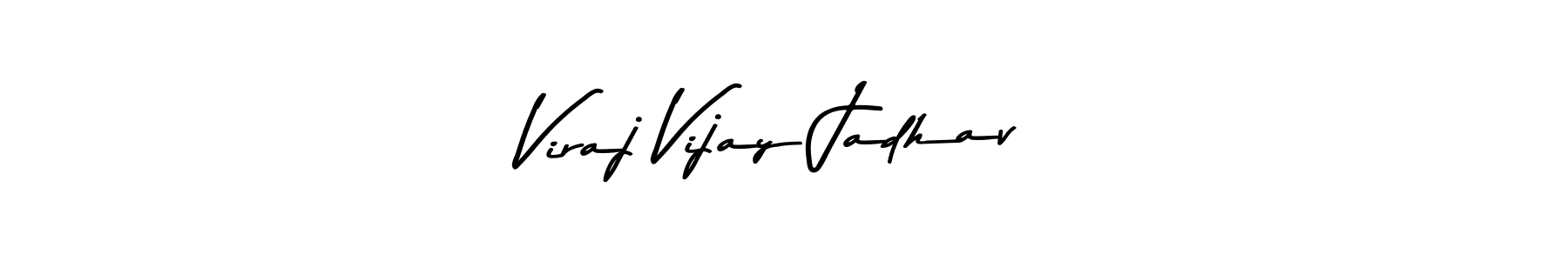 Make a beautiful signature design for name Viraj Vijay Jadhav. With this signature (Asem Kandis PERSONAL USE) style, you can create a handwritten signature for free. Viraj Vijay Jadhav signature style 9 images and pictures png