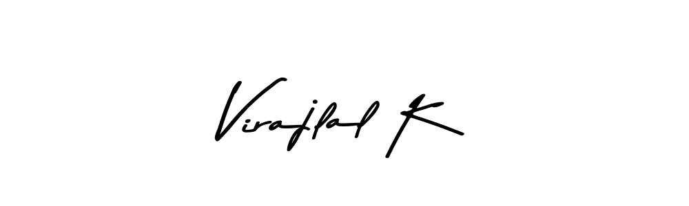 Make a beautiful signature design for name Virajlal K. Use this online signature maker to create a handwritten signature for free. Virajlal K signature style 9 images and pictures png