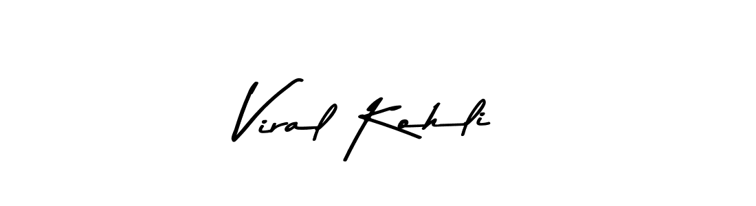 How to make Viral Kohli signature? Asem Kandis PERSONAL USE is a professional autograph style. Create handwritten signature for Viral Kohli name. Viral Kohli signature style 9 images and pictures png