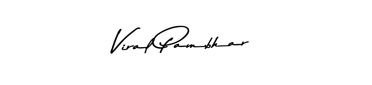 Make a beautiful signature design for name Viral Pambhar. Use this online signature maker to create a handwritten signature for free. Viral Pambhar signature style 9 images and pictures png