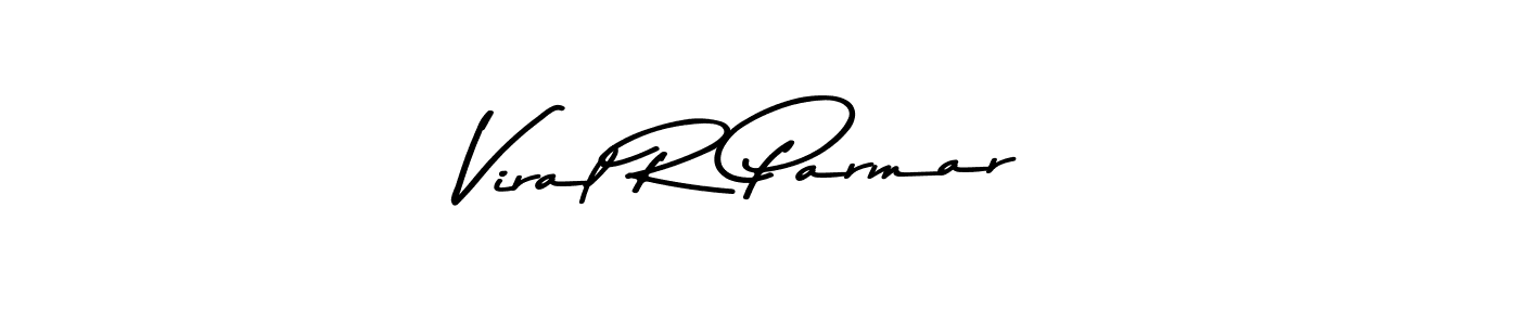 Make a beautiful signature design for name Viral R Parmar. Use this online signature maker to create a handwritten signature for free. Viral R Parmar signature style 9 images and pictures png