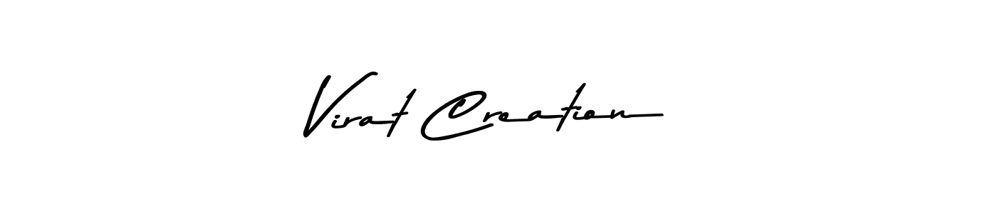 Design your own signature with our free online signature maker. With this signature software, you can create a handwritten (Asem Kandis PERSONAL USE) signature for name Virat Creation. Virat Creation signature style 9 images and pictures png